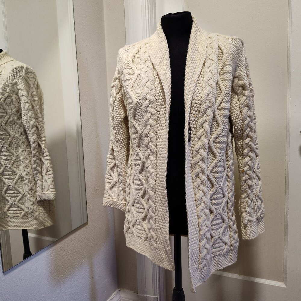 Irish Crafts Wool Cardigan